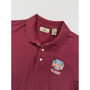Oklahoma Sooners BCS 2009 National Championship Polo Shirt XL Vintage